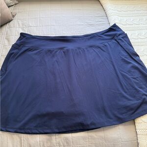 Lane Bryant Navy Skort with Shorts Built In - 26/28